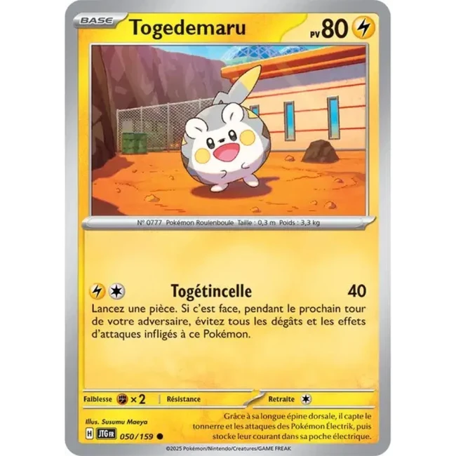 Carte Pokémon Togedemaru 50/159 - EV9 Aventures Ensemble