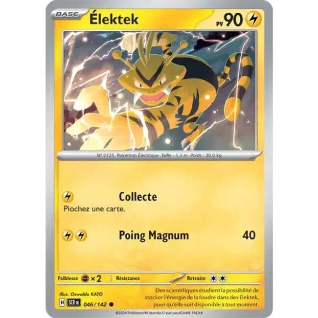 Carte Pokémon Élektek 46/142 - EV7 - Couronne Stellaire