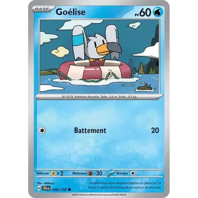 Carte Pokémon Goélise 38/159 - EV9 Aventures Ensemble