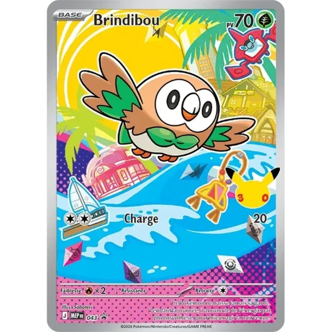 Carte Pokémon  Brindibou 043 - Méga évolution PROMO
