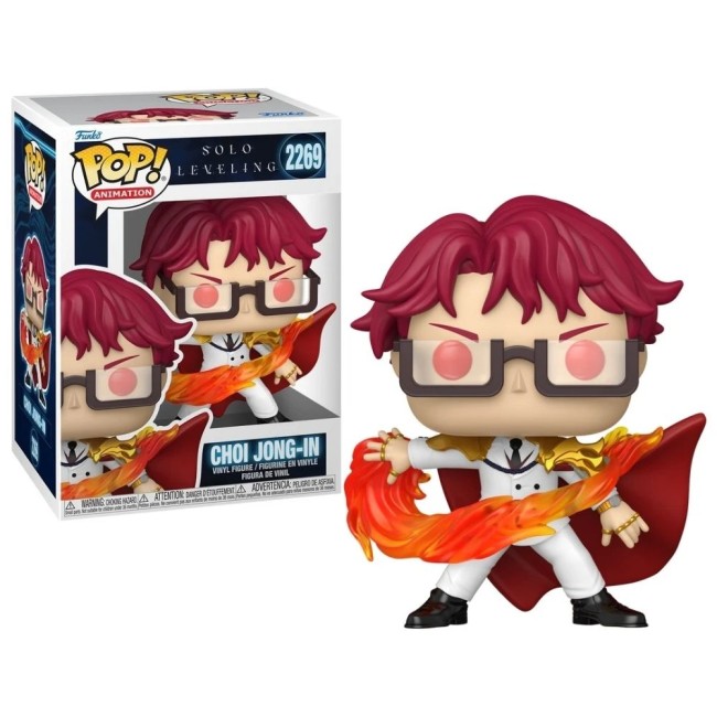 Funko POP Choi Jong-in Solo Leveling figurine et packaging