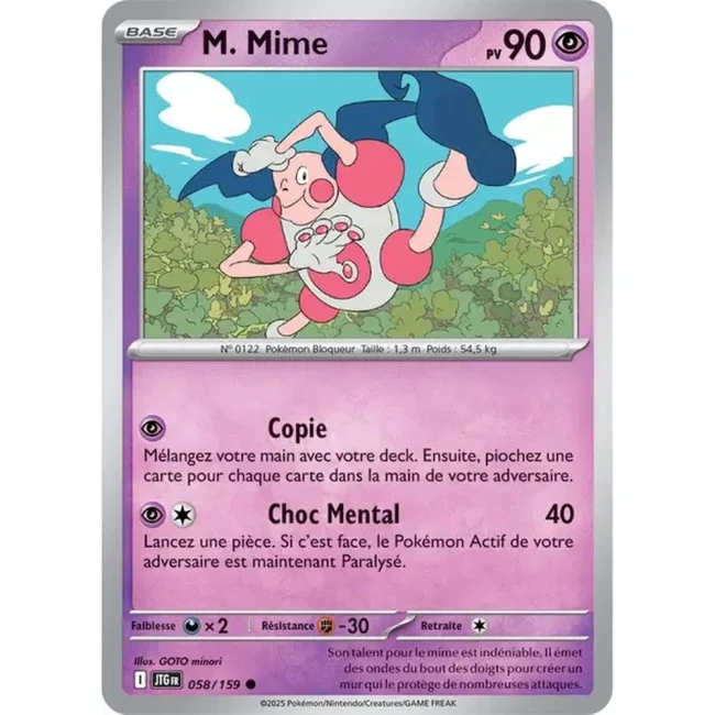 Carte Pokémon M. Mime 58/159 - EV9 Aventures Ensemble