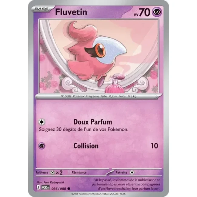 Carte Pokémon Fluvetin 035/088 - ME03 Equilibre Parfait