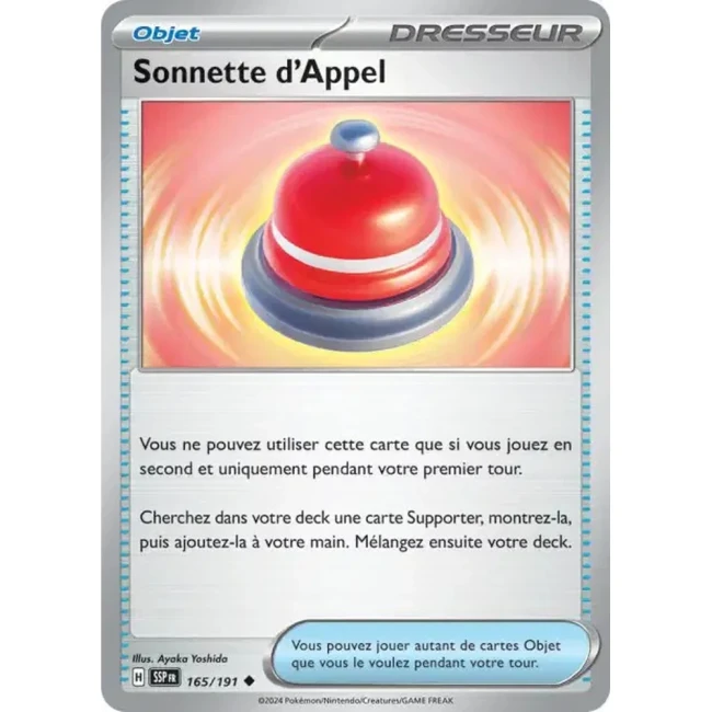 Carte Pokémon Sonnette d'Appel 165/191 - EV8 Étincelles Déferlantes