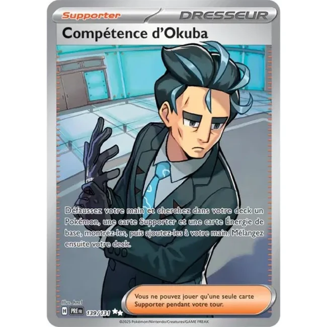Carte Pokémon Compétence d'Okuba 139/131 - EV8.5 Evolutions Prismatiques
