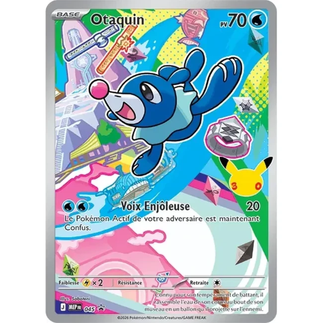 Carte Pokémon  Otaquin 045 - Méga évolution PROMO