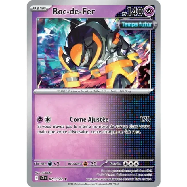 Carte Pokémon Roc-de-Fer 71/142 - EV7 - Couronne Stellaire