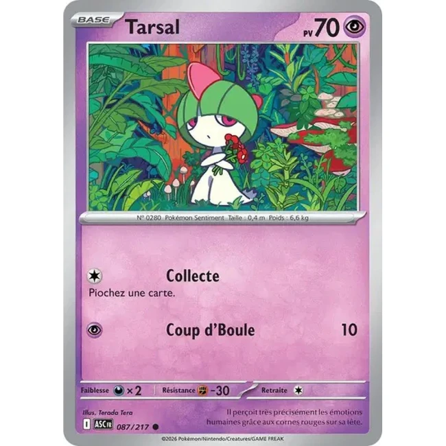 Carte Pokémon Tarsal 87/217 - ME02.5 Héros Transcendants