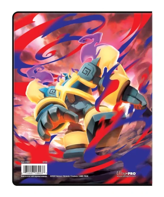 Dos du portfolio Ultra Pro Pokémon ME06 Règne Delta 4 pochettes
