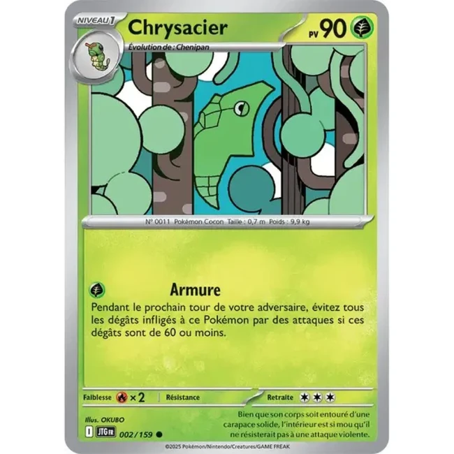 Carte Pokémon Chrysacier 2/159 - EV9 Aventures Ensemble