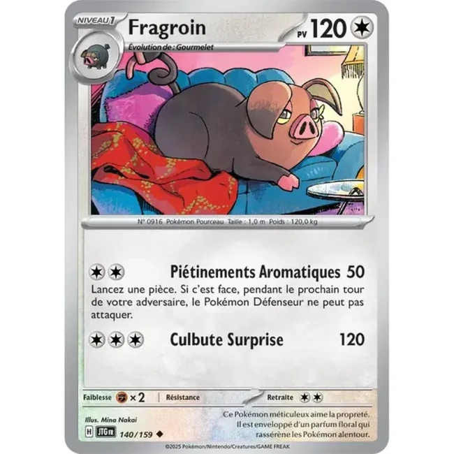 Carte Pokémon Fragroin 140/159 - EV9 Aventures Ensemble