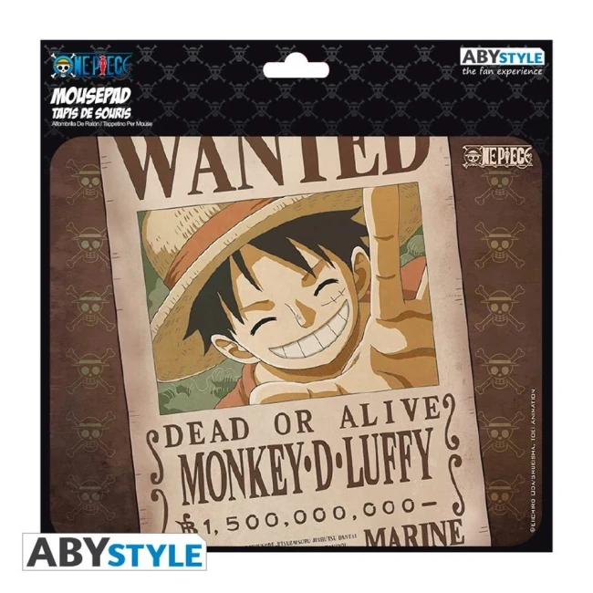 ONE PIECE - Tapis de souris souple - Luffy Wanted ONE PIECE - Tapis de souris souple - Luffy Wanted