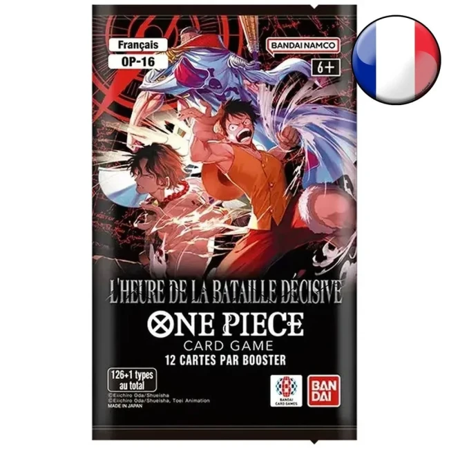 One Piece Card Game - Pack de Booster Blister OP-16 L'heure de la bataille décisive - FR