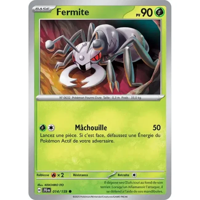 Carte Pokémon Fermite 14/159 - EV9 Aventures Ensemble