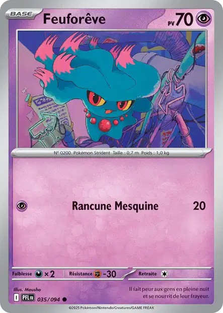 Carte Pokémon Feuforêve 35/94 - ME02 Flammes Fantasmagoriques