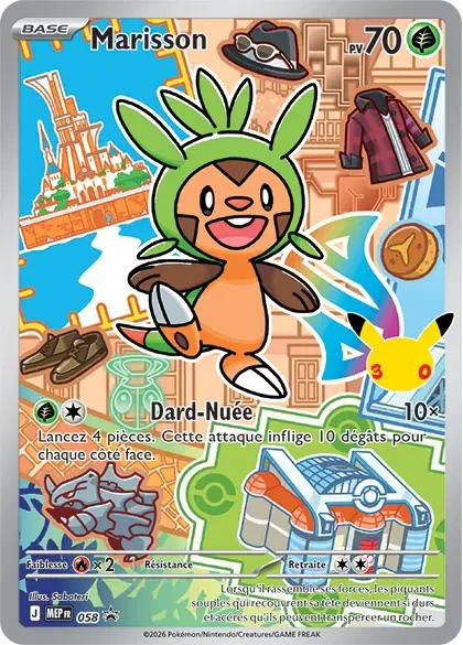 Carte Pokémon Marisson 058 - Méga évolution PROMO