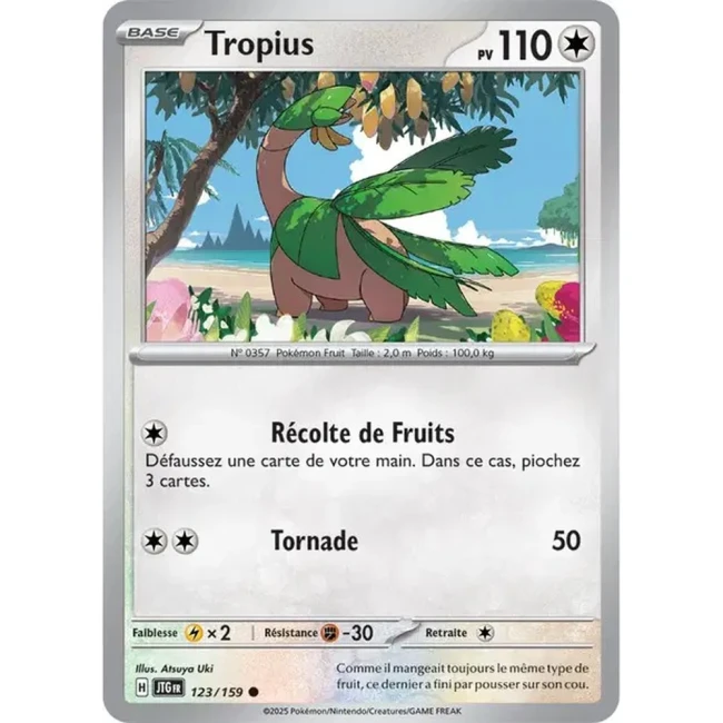 Carte Pokémon Tropius 123/159 - EV9 Aventures Ensemble