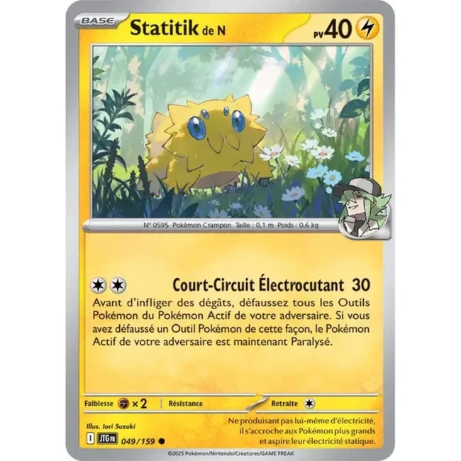 Carte Pokémon Statitik de N 49/159 - EV9 Aventures Ensemble