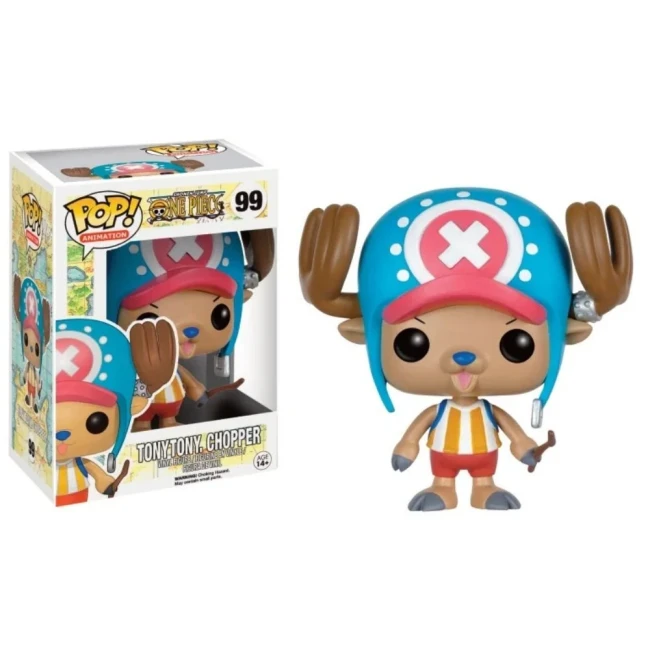One Piece - Figurine Funko POP N° 99 - Tony Tony Chopper (flocked)