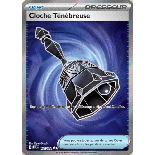 Carte Pokémon Cloche Ténébreuse 106/084 - ME05 Nuit Noire