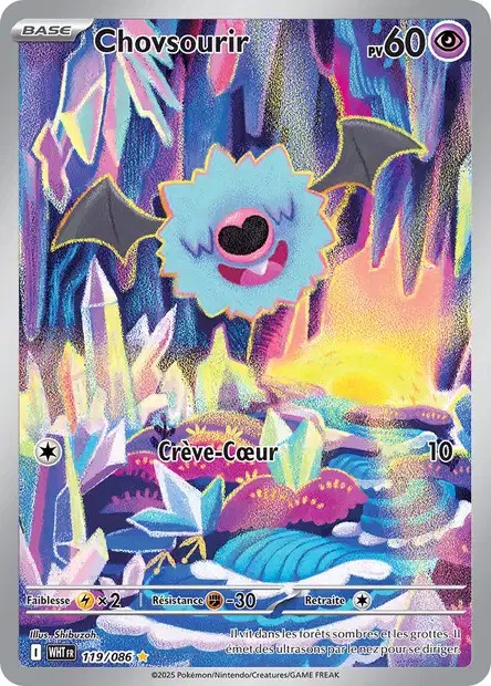 Carte Pokémon Chovsourir 119/86 - EV10.5 Flamme Blanche