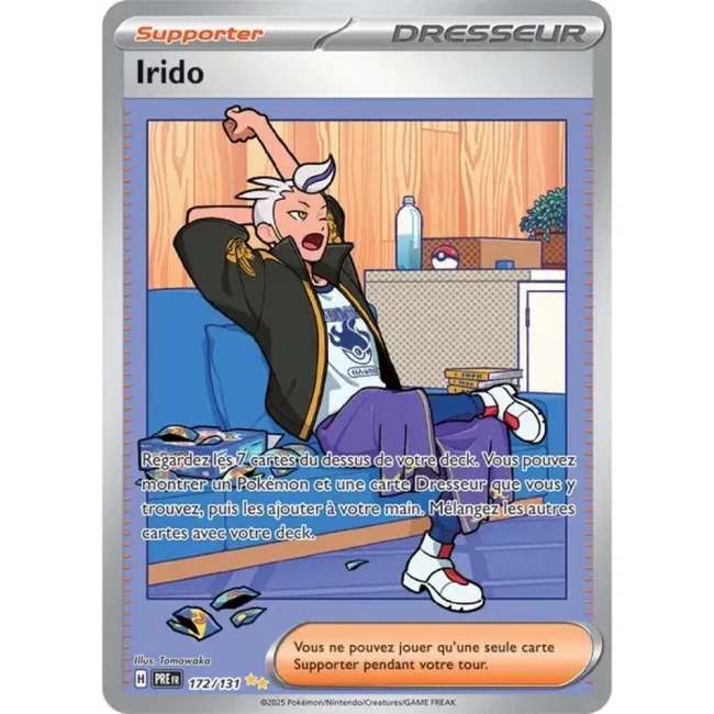 Carte Pokémon Irido 172/131 - EV8.5 Evolutions Prismatiques