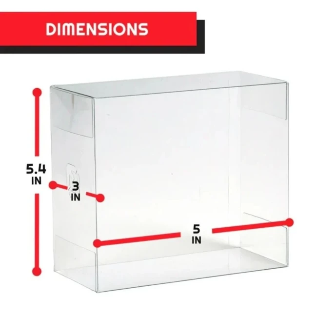 Dimensions exactes du protecteur EVORETRO pour display Pokémon 36 boosters