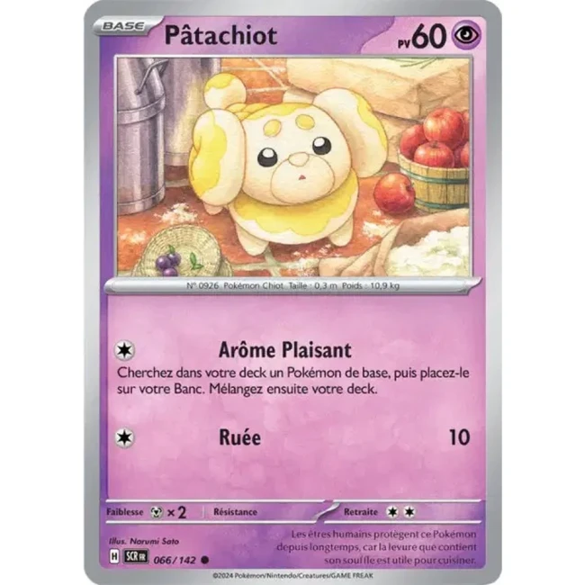 Carte Pokémon Pâtachiot 66/142 - EV7 - Couronne Stellaire