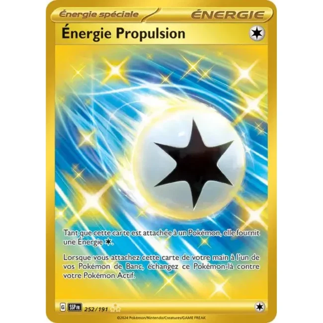 Carte Pokémon Énergie Propulsion 252/191 - EV8 Étincelles Déferlantes
