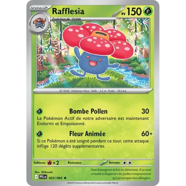 Carte Pokémon Rafflesia 3/94 - ME02 Flammes Fantasmagoriques