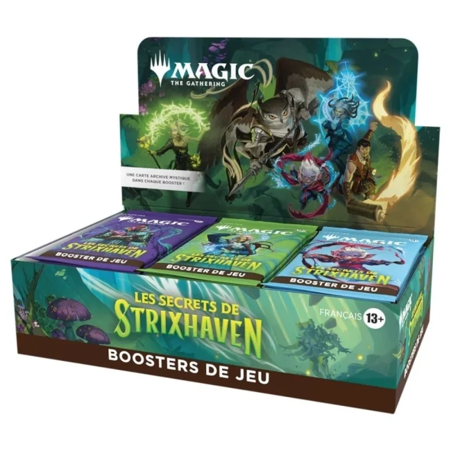 Magic: The Gathering - Display de Boosters de jeu Les secrets de Strixhaven (30 Boosters) - FR Magic: The Gathering - Display de Boosters de jeu Les secrets de Strixhaven (30 Boosters) - FR