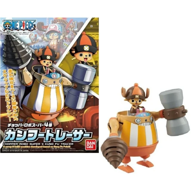 One Piece Figurine Chopper Robo Super 4 Kung Fu Tracer 10cm Model Kit