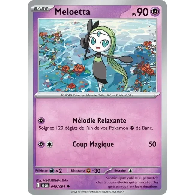 Carte Pokémon Meloetta 40/94 - ME02 Flammes Fantasmagoriques