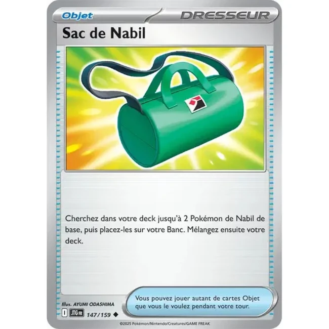 Carte Pokémon Sac de Nabil 147/159 - EV9 Aventures Ensemble