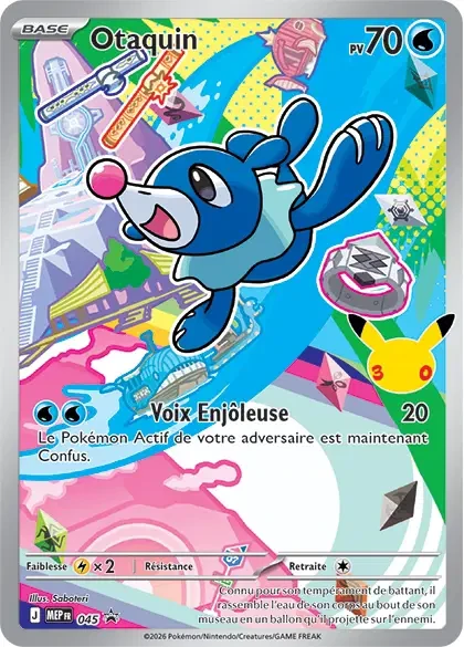 Carte Pokémon  Otaquin 045 - Méga évolution PROMO