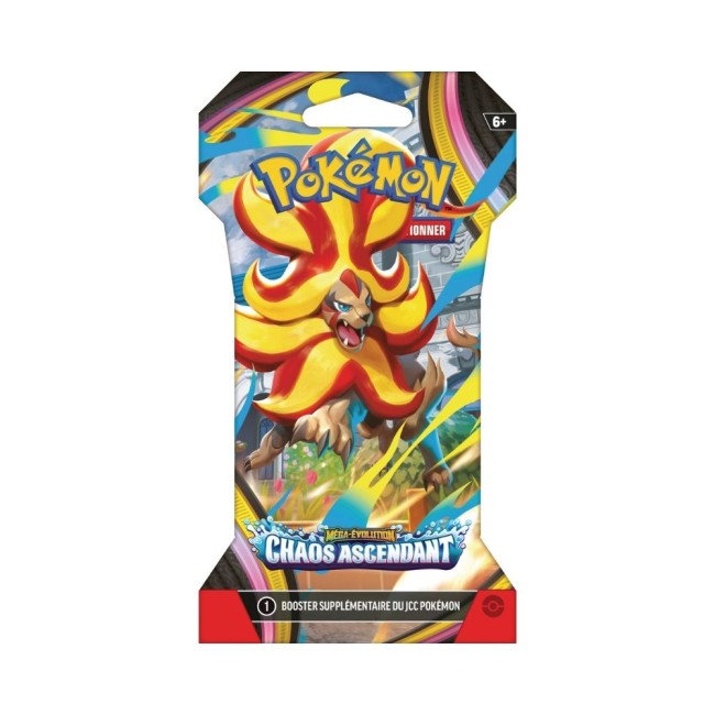 Booster Pokémon Chaos Ascendant ME04 visuel Pokémon feu illustration
