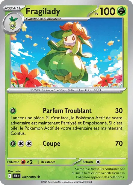 Carte Pokémon Fragilady 7/86 - EV10.5 Foudre Noire