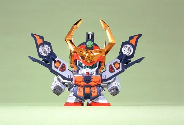Gundam BB159 Jyuha Gundam assemblé - Model Kit Bandai Model kit Gundam BB159 Jyuha Gundam assemblé avec armure dorée