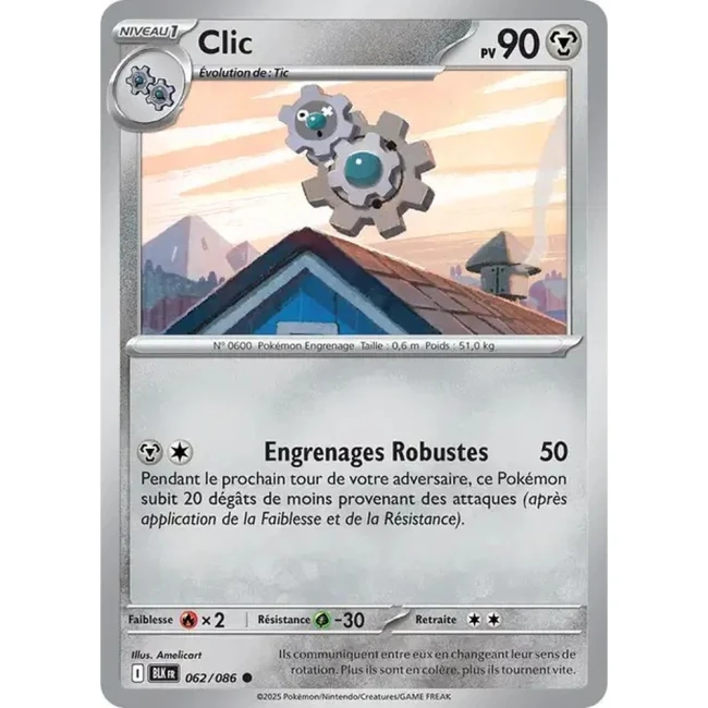 Carte Pokémon Clic 62/86 - EV10.5 Foudre Noire