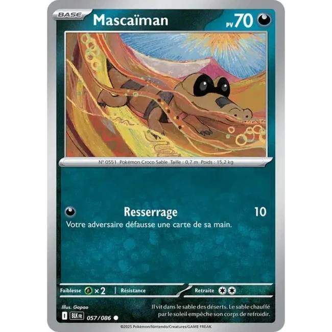 Carte Pokémon Mascaïman 57/86 - EV10.5 Foudre Noire