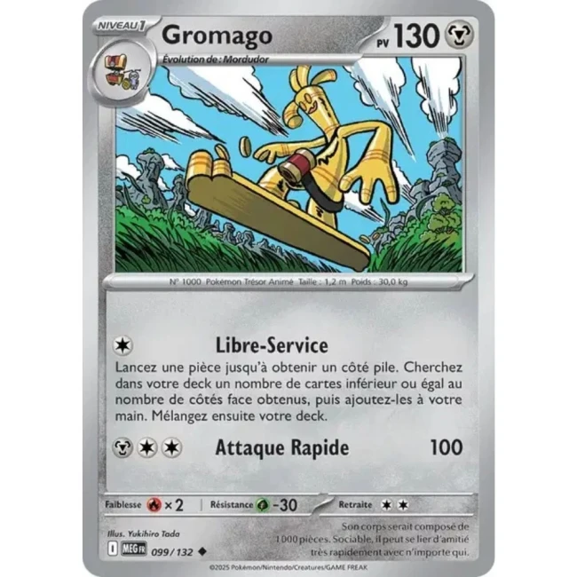 Carte Pokémon Gromago 99/132 - ME1 Méga évolution