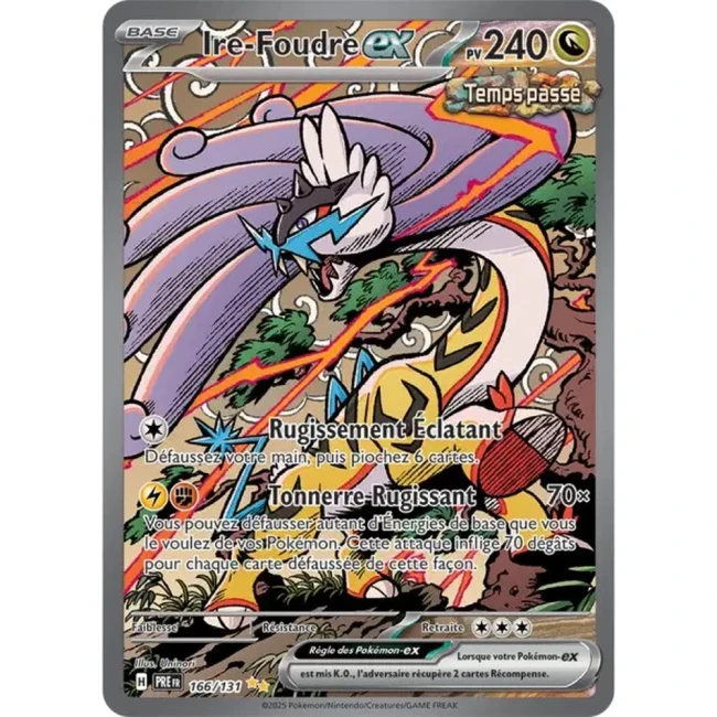 Carte Pokémon Ire-Foudre ex 166/131 - EV8.5 Evolutions Prismatiques