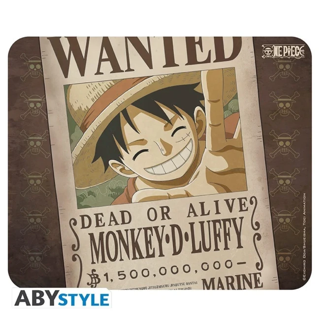 ONE PIECE - Tapis de souris souple - Luffy Wanted