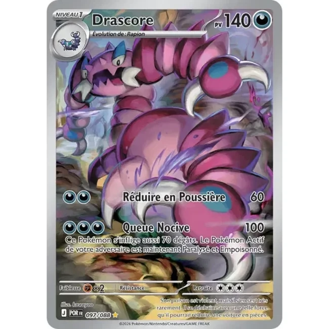 Carte Pokémon Drascore 097/088 - ME03 Equilibre Parfait