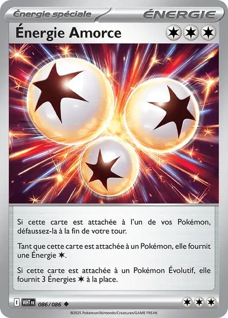 Carte Pokémon Énergie Amorce 86/86 - EV10.5 Flamme Blanche