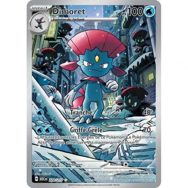 Carte Pokémon Dimoret 228/217 - ME02.5  Héros Transcendants