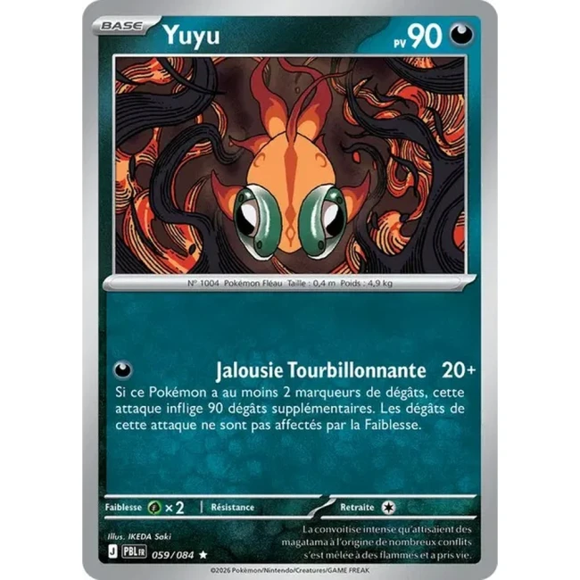 Carte Pokémon Yuyu 59/084 - ME05 Nuit Noire