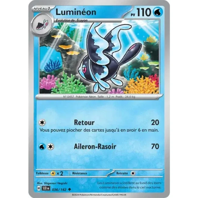 Carte Pokémon Luminéon 36/142 - EV7 - Couronne Stellaire