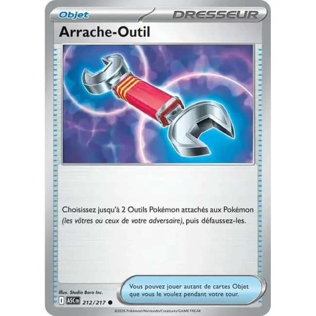 Carte Pokémon Arrache-Outil 212/217 - ME02.5 Héros Transcendants
