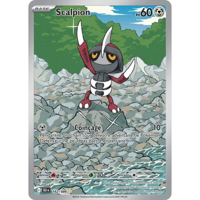 Carte Pokémon Scalpion 142/86 - EV10.5 Foudre Noire
